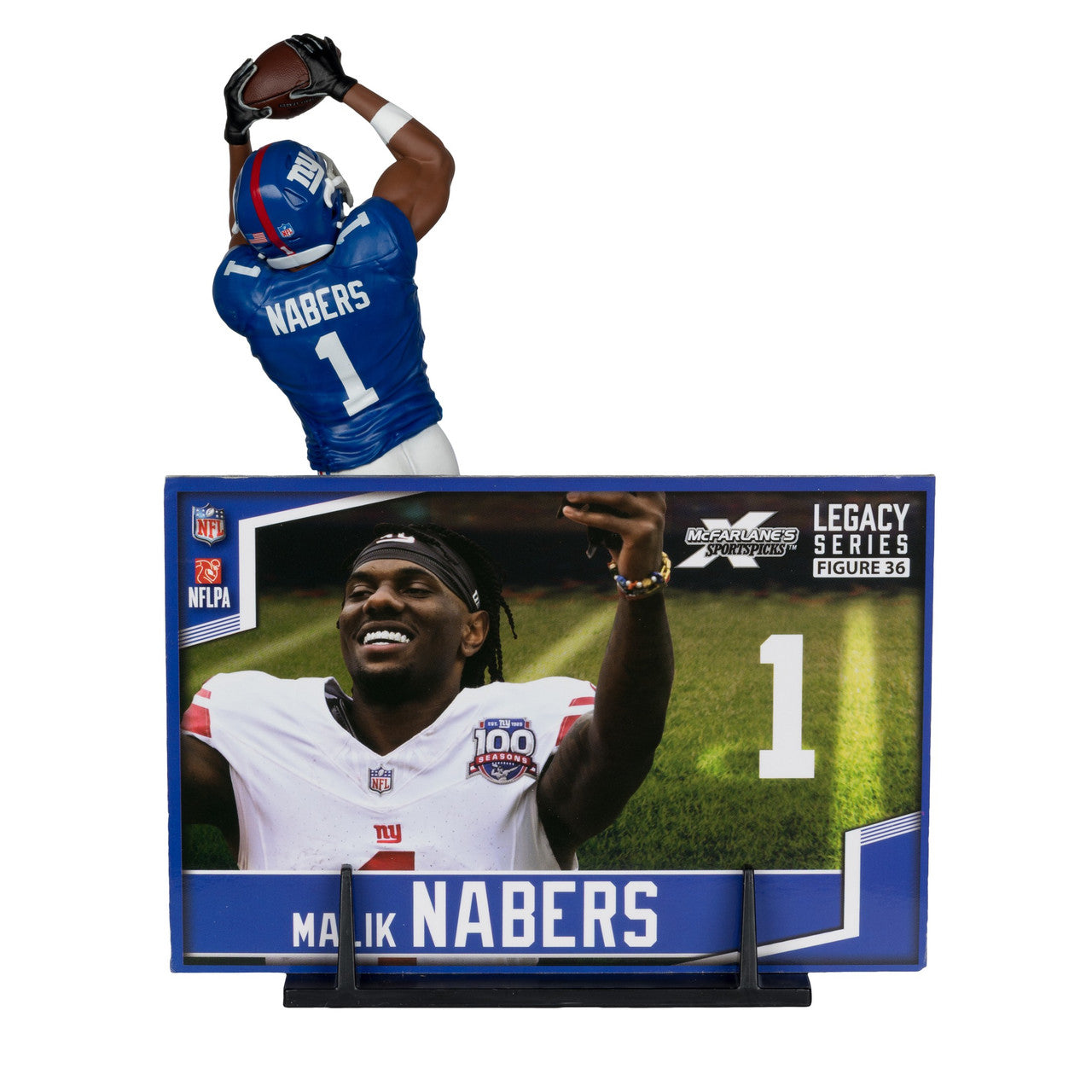 Malik Nabers New York Giants Sportspicks Legacy Series McFarlane Figure