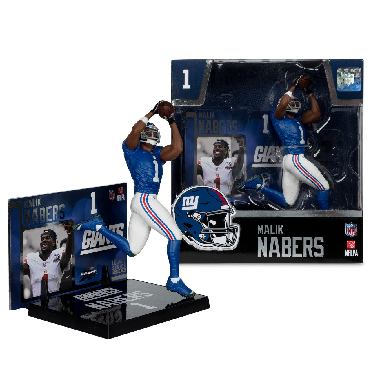 Malik Nabers New York Giants Sportspicks Legacy Series McFarlane Figure