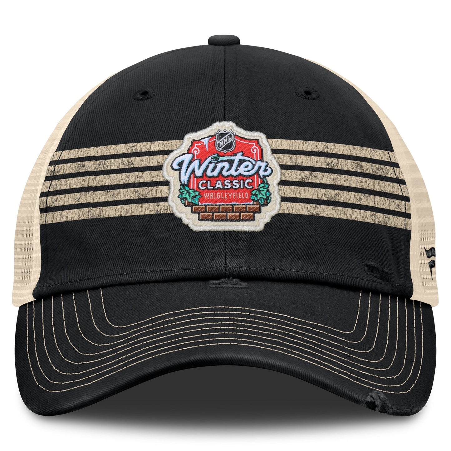 Men's Fanatics Black 2025 NHL Winter Classic Trucker Adjustable Hat