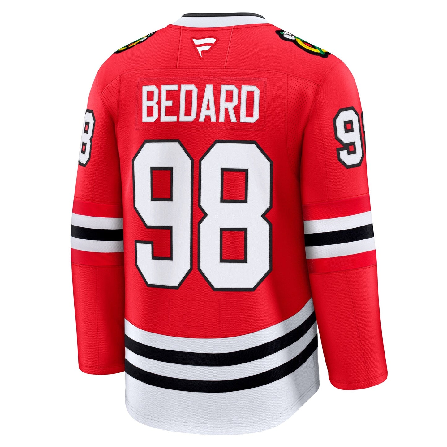 Men's Connor Bedard Chicago Blackhawks Fanatics Red Home Premium Jersey