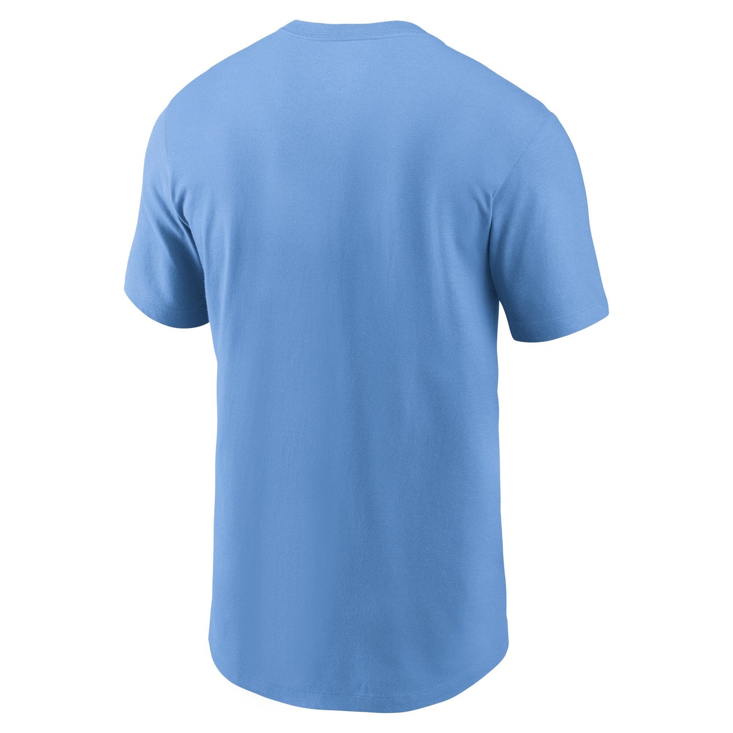 Men's North Carolina Tar Heels Jordan Brand Light Blue Primetime Wordmark T-Shirt