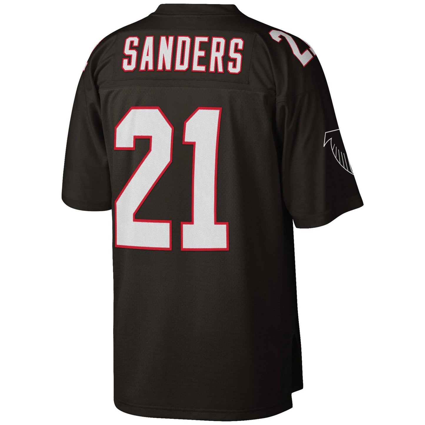 Mens Atlanta Falcons Deion Sanders Mitchell & Ness Black 1992 Retired Player Vintage Replica Jersey