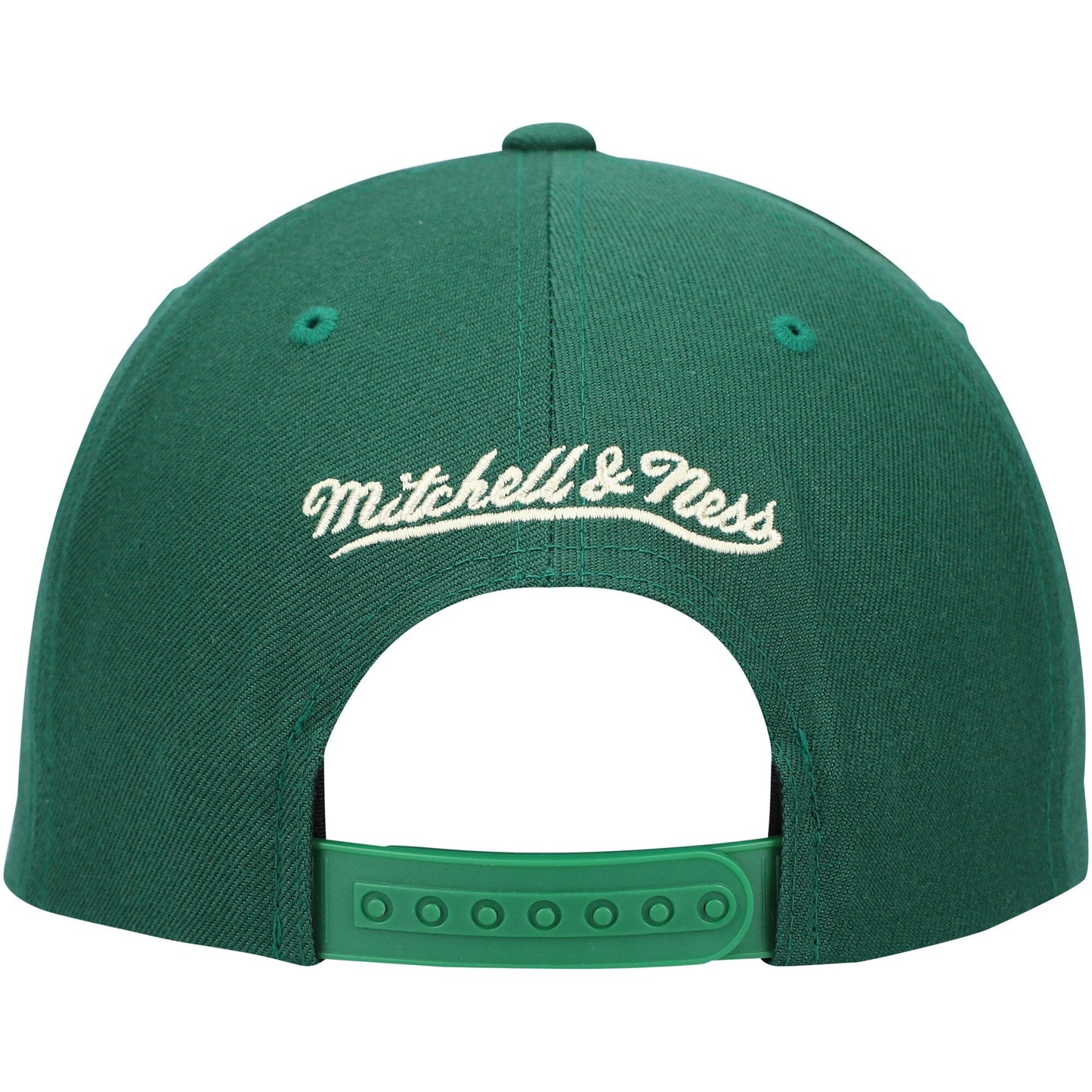 Milwaukee Bucks Mitchell & Ness Team Ground Snapback Hat - Hunter Green