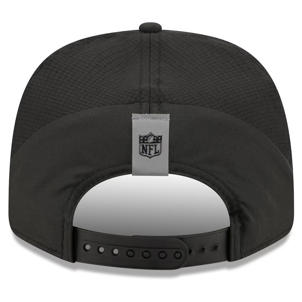 Men's Chicago Bears New Era Black 2026 NFL Training Camp Primary Logo 9SEVENTY Adjustable Hat