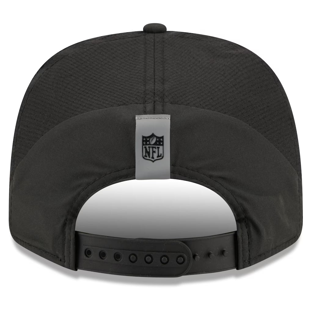 Men's Chicago Bears New Era Black 2026 NFL Training Camp 9SEVENTY Adjustable Hat- B Logo