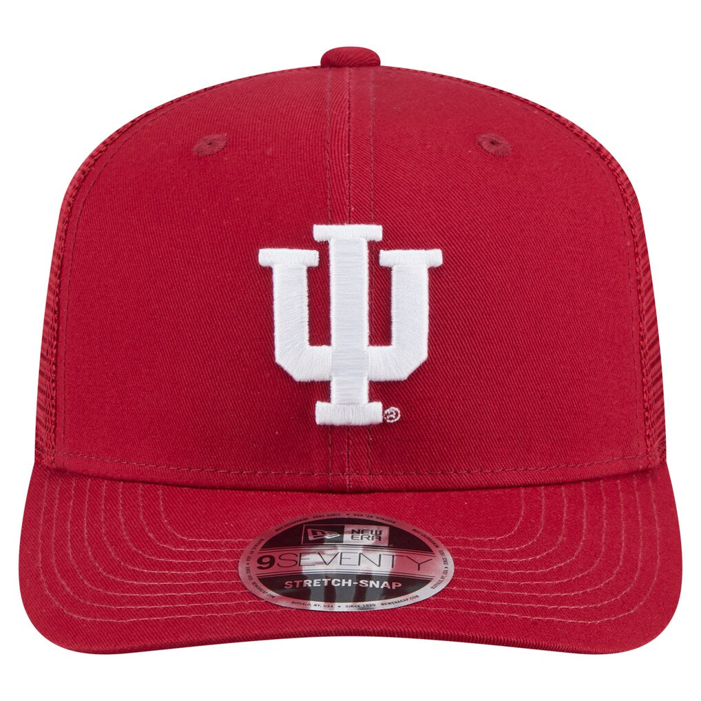 Indiana Hoosiers New Era Primary 9SEVENTY Trucker Stretch-Snap Hat - Crimson