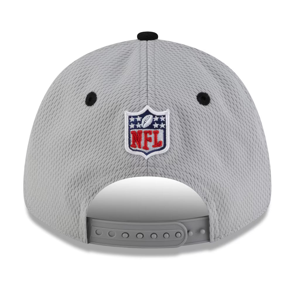 Men's Chicago Bears New Era Gray 2025 NFC North Division Champions Locker Room Trophy Collection 9FORTY Adjustable Hat