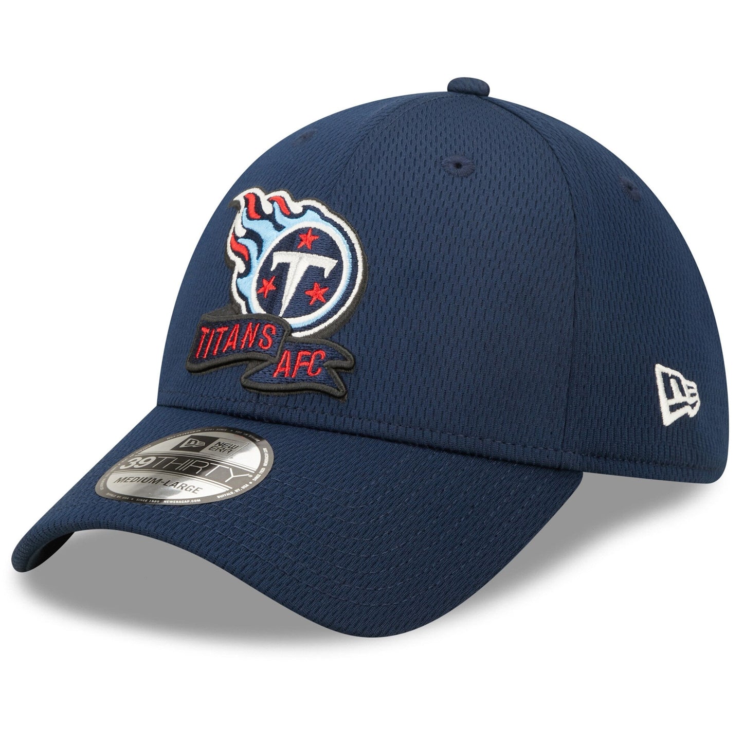 Men's Tennessee Titans New Era Navy 2022 Sideline 39THIRTY Coaches Flex Hat