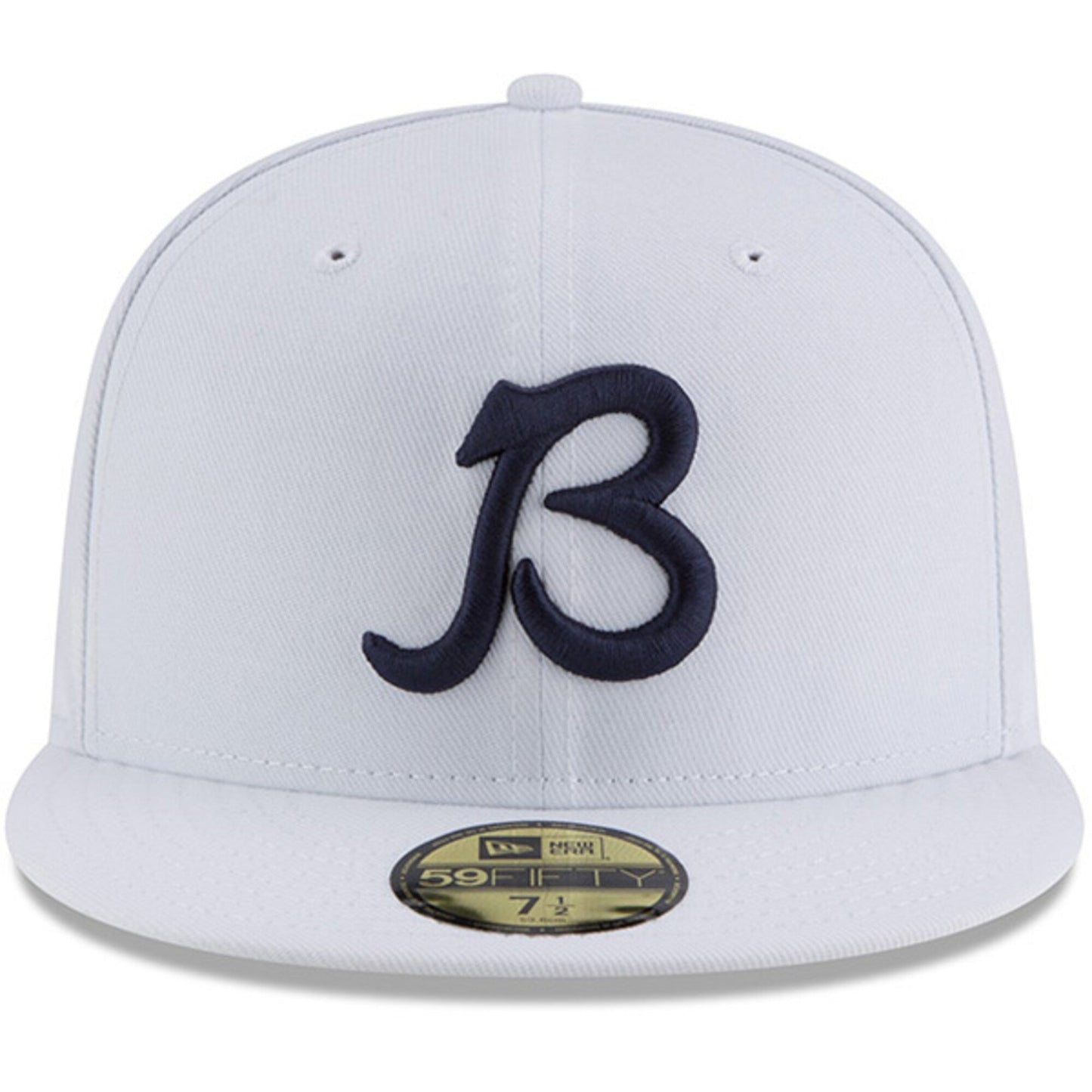 Chicago Bears New Era Optic White Gridiron Traditions B 59FIFTY Fitted Hat