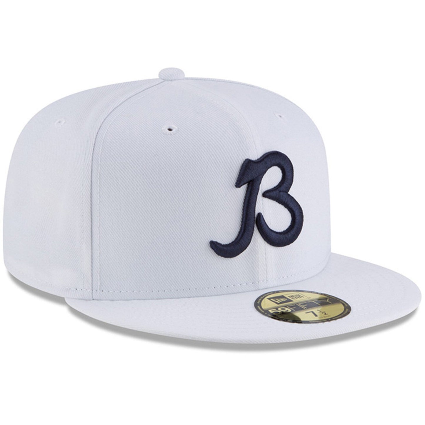 Chicago Bears New Era Optic White Gridiron Traditions B 59FIFTY Fitted Hat