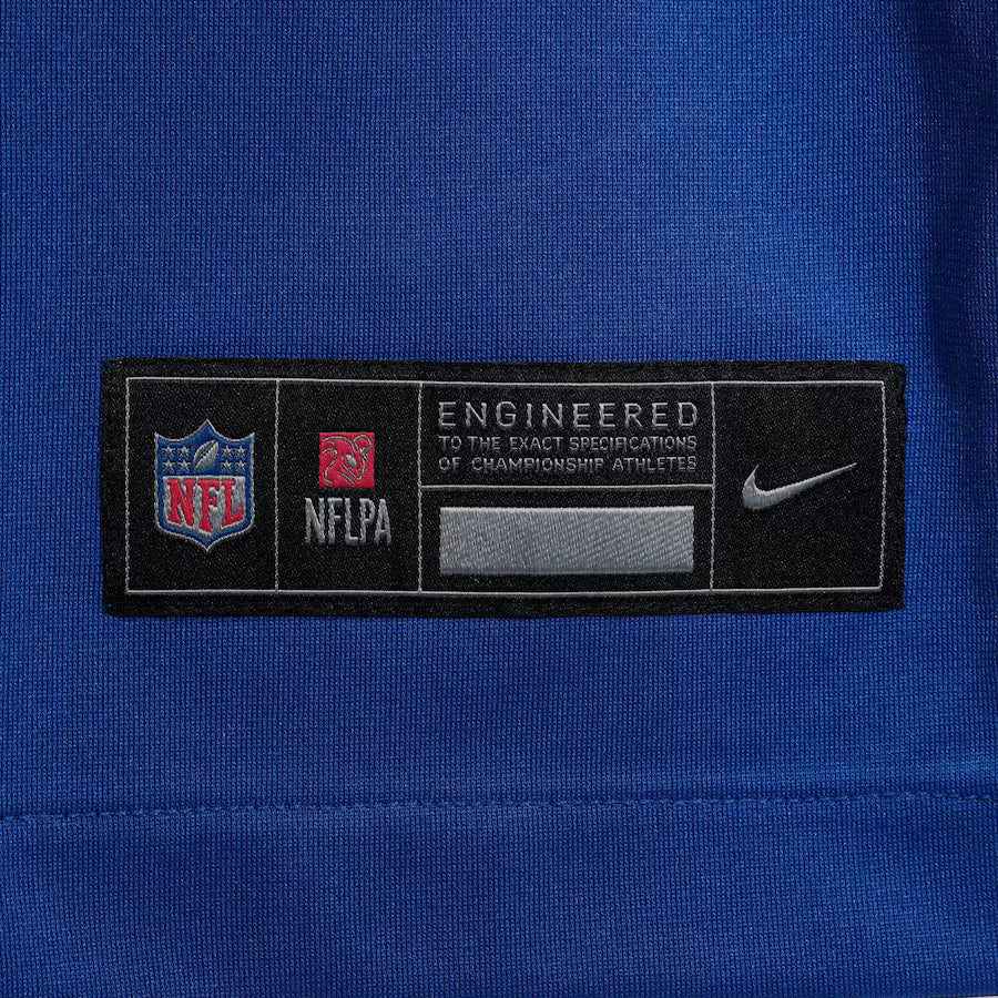 Men's Abdul Carter New York Giants Blue Nike Game Replica Jersey