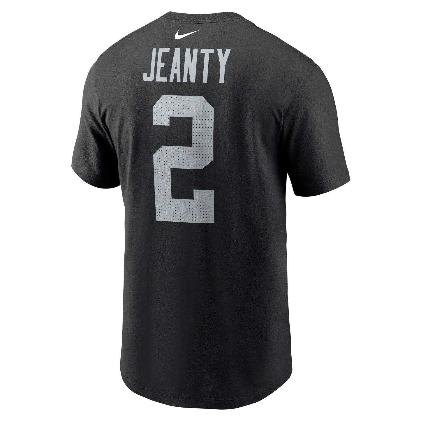 Men's Nike Ashton Jeanty Las Vegas Raiders Black Name & Number T-Shirt
