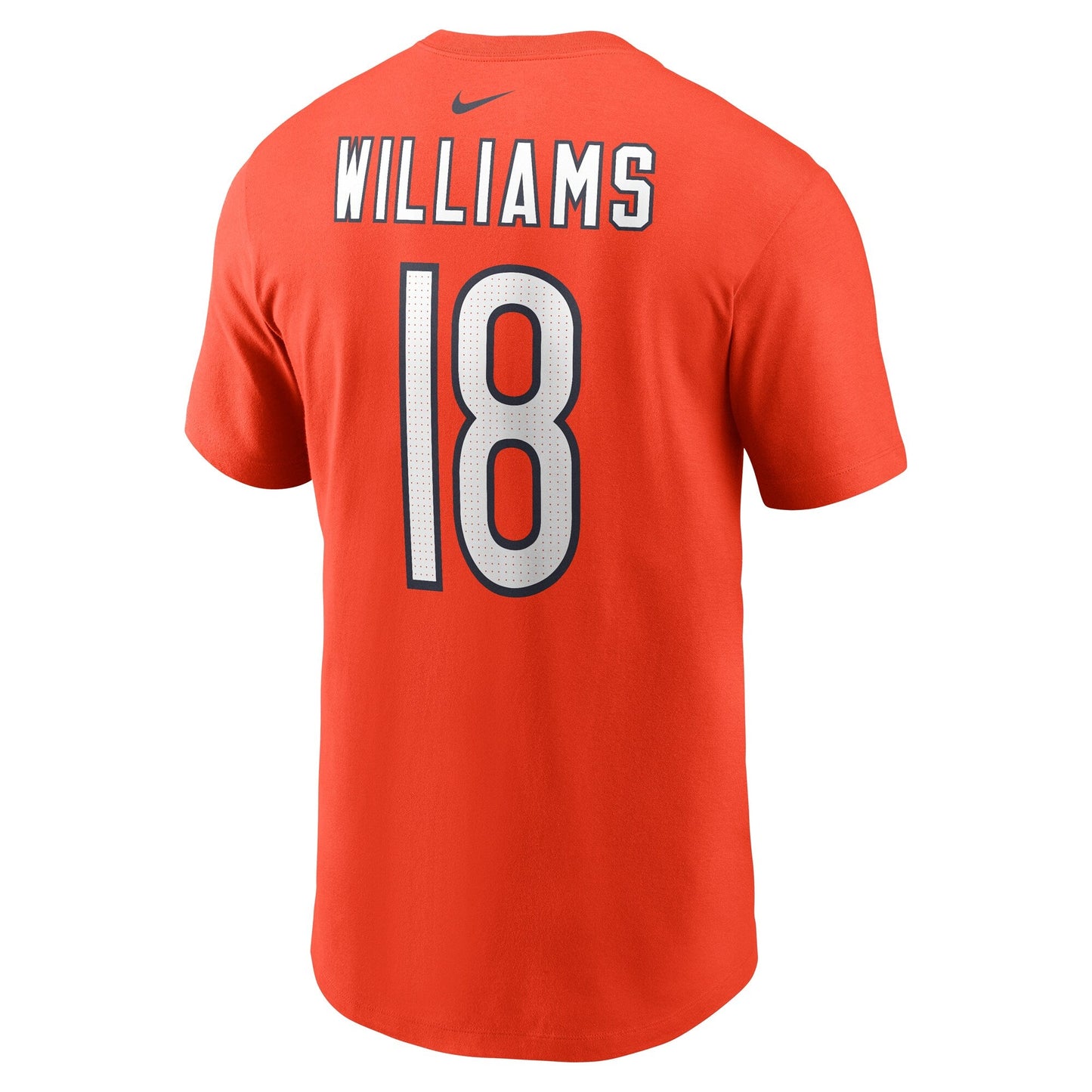 Youth Caleb Williams Chicago Bears Nike Orange FUSE Name & Number T-Shirt