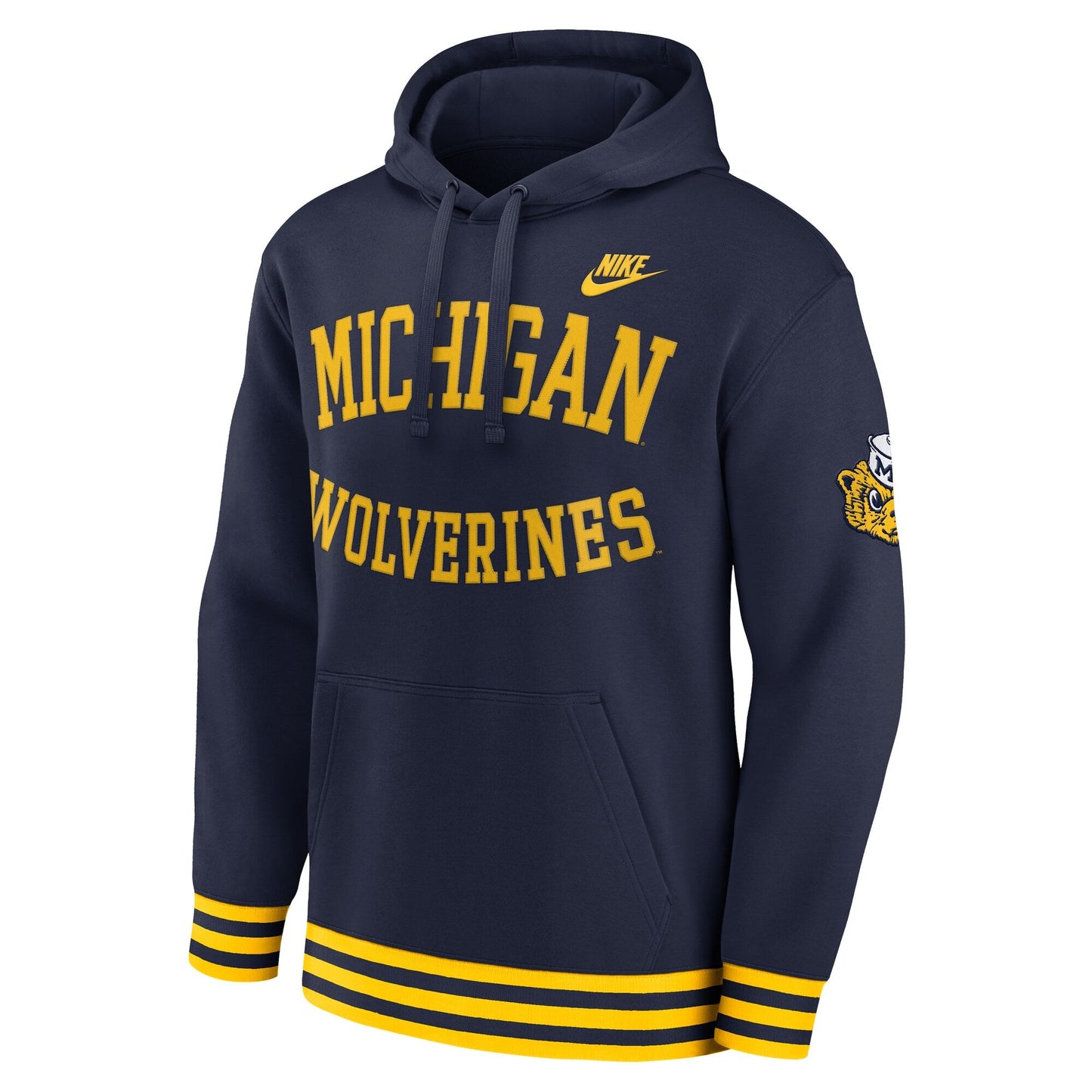 Michigan Wolverines Nike Navy Legacy Retro Pullover Hoodie