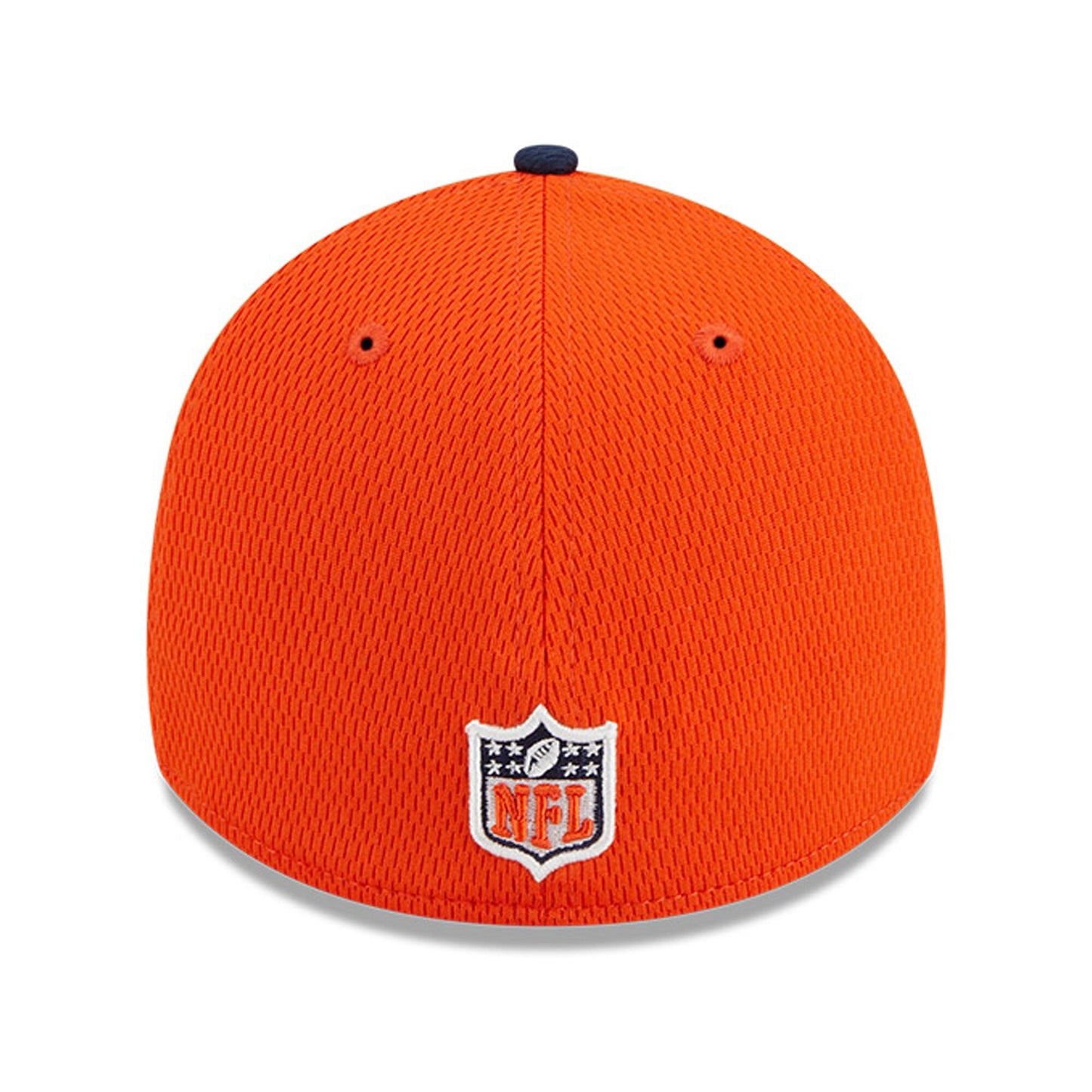 Men's Chicago Bears Historical Logo New Era Orange/Navy 2023 Sideline 39THIRTY Flex Hat
