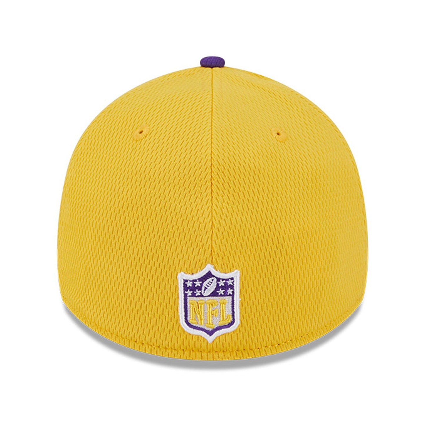 Men's Minnesota Vikings Primary Logo New Era Yellow/Purple 2023 Sideline 39THIRTY Flex Hat