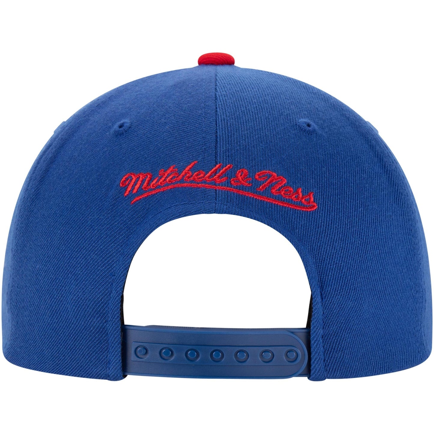 Mens NBA Los Angeles Clippers Royal/Red Wool 2 Tone Snapback Hat By Mitchell And Ness