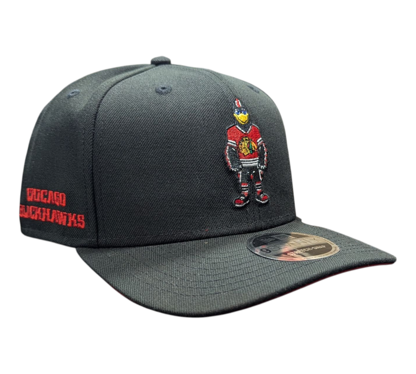Chicago Blackhawks New Era NHL Tommy Hawk Black 9SEVENTY Adjustable Hat