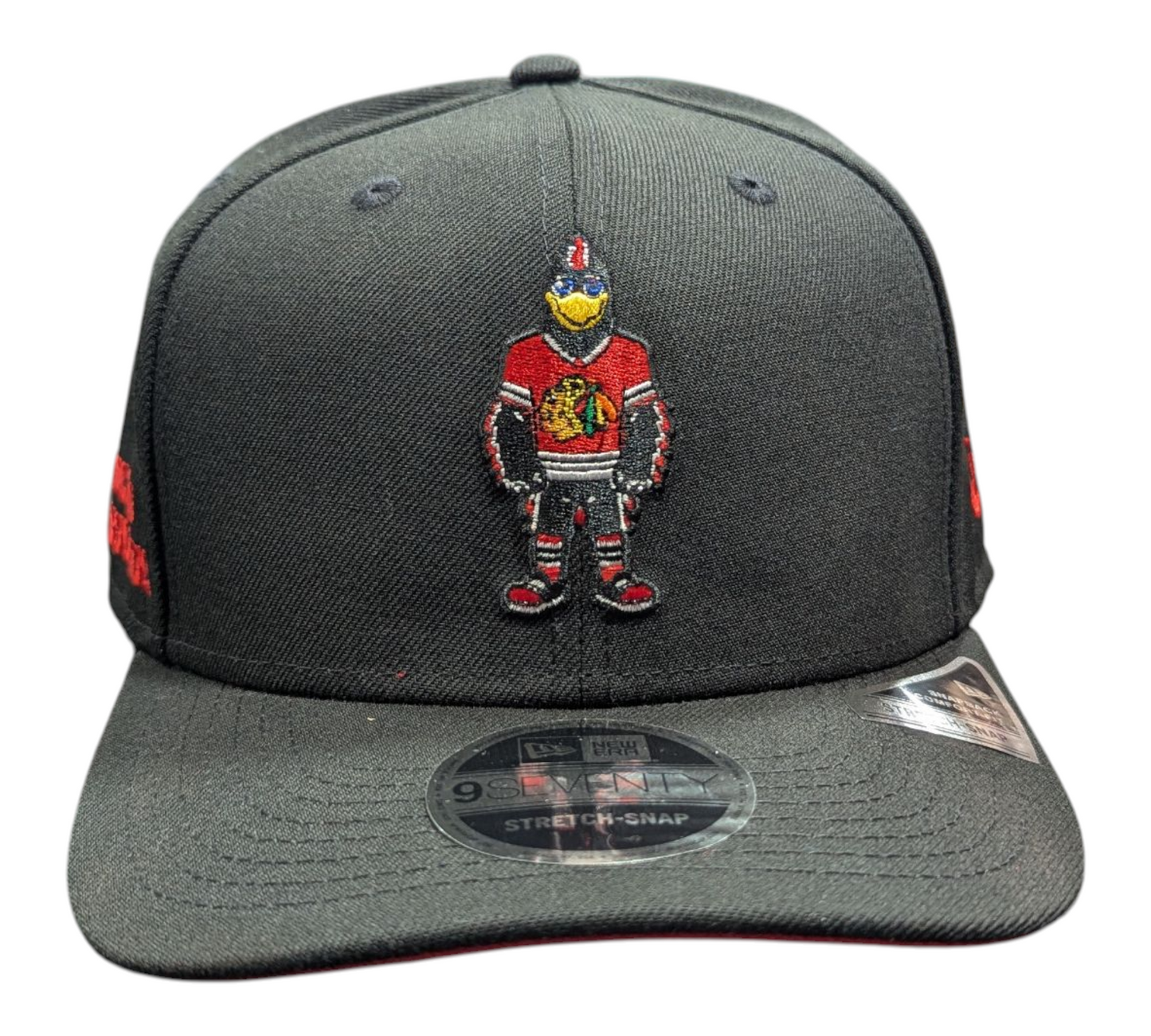 Chicago Blackhawks New Era NHL Tommy Hawk Black 9SEVENTY Adjustable Hat
