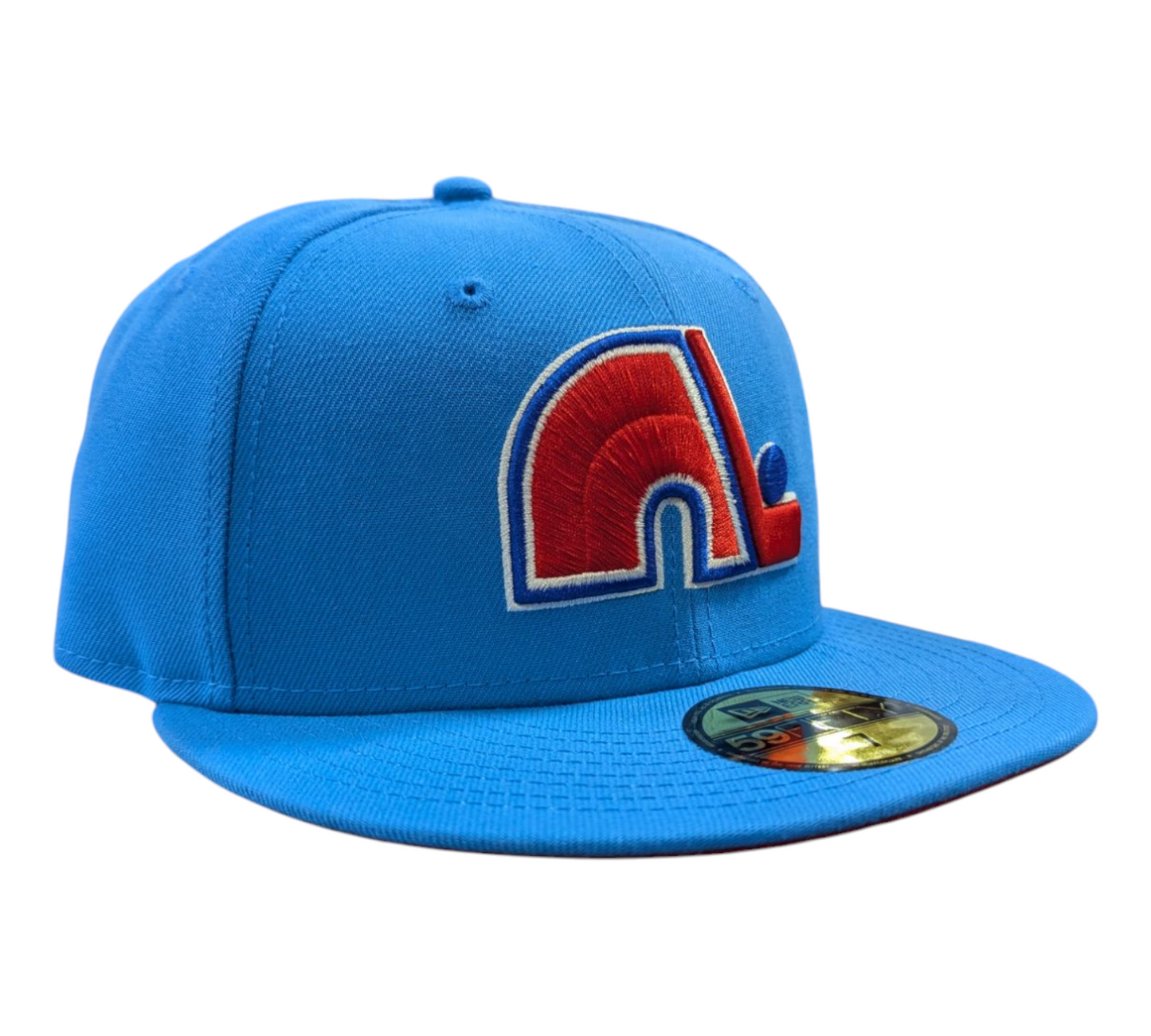 Quebec Nordiques New Era Sky Blue Fleur-De-Lis 59FIFTY Fitted Hat