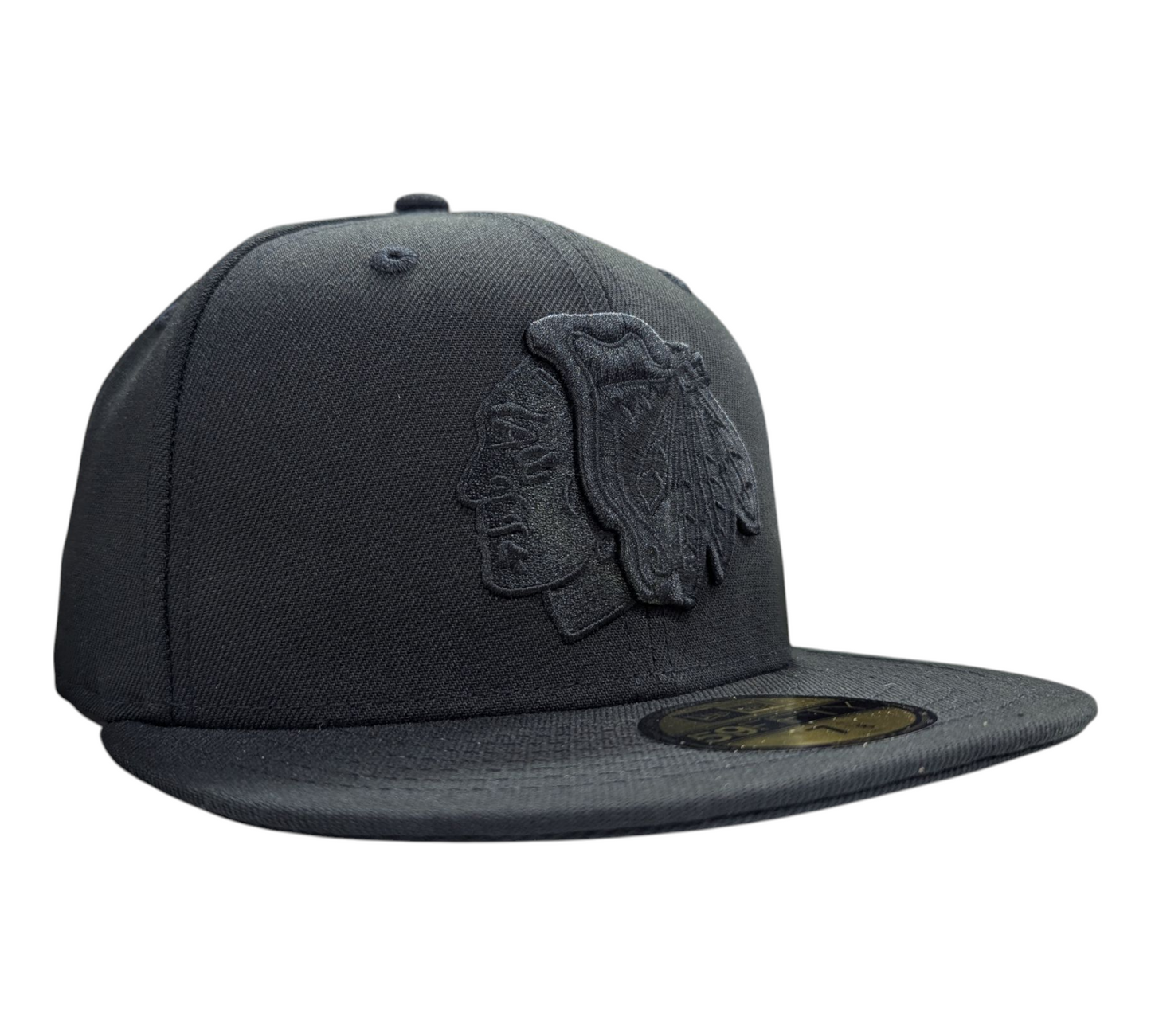 Chicago Blackhawks New Era Tonal Black 59FIFTY Fitted Hat
