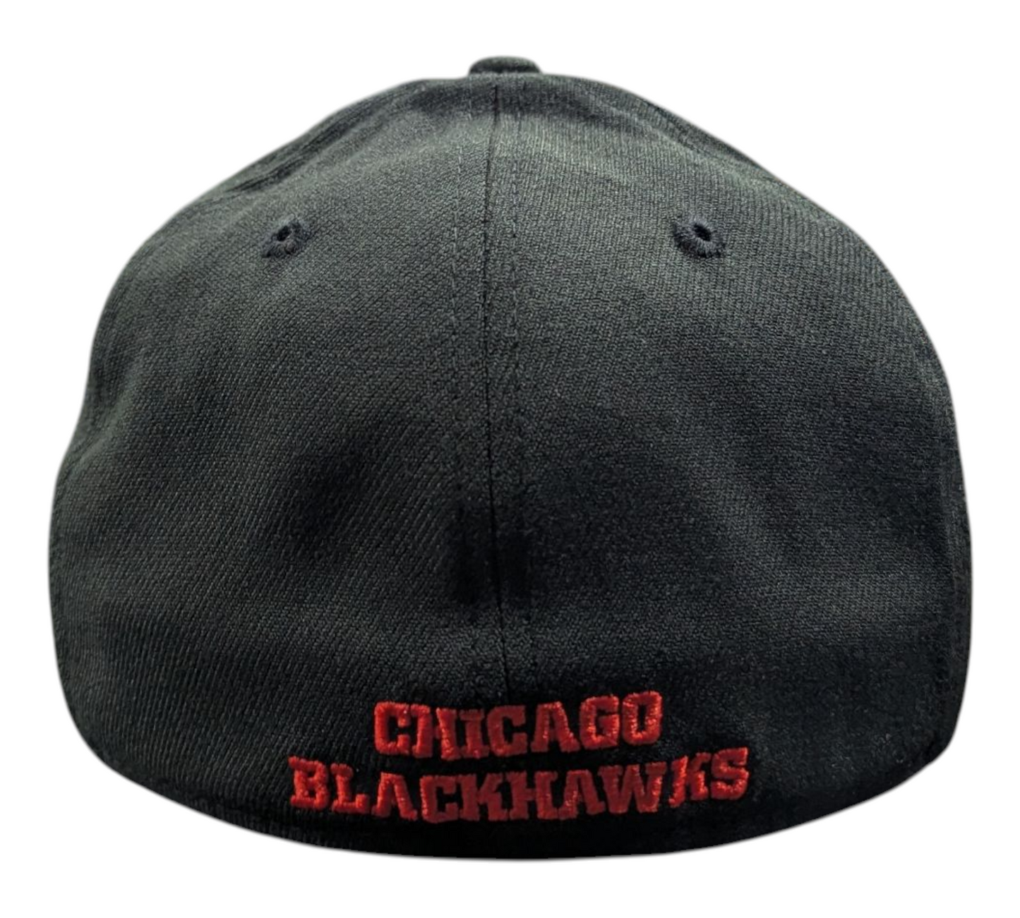 Chicago Blackhawks New Era Tommy Hawk Black 39THIRTY Flex Hat
