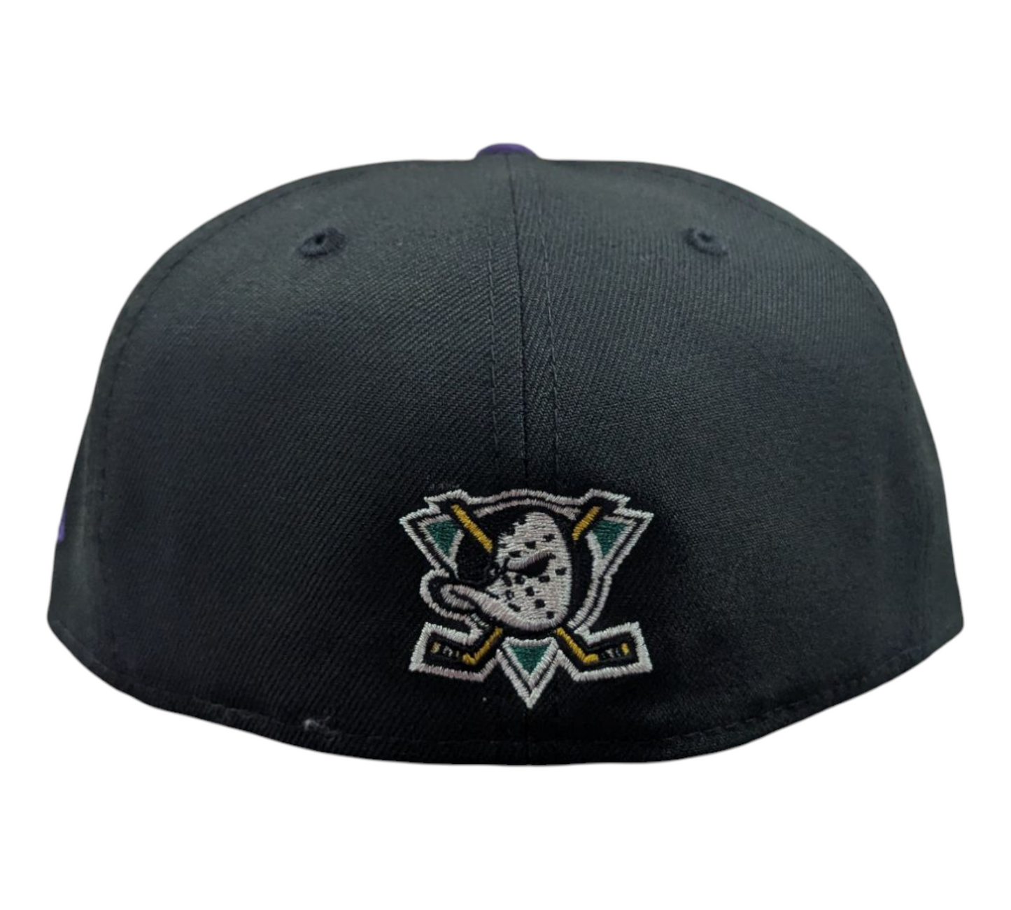 Anaheim Mighty Ducks New Era Black Wild Wing 59FIFTY Fitted Hat