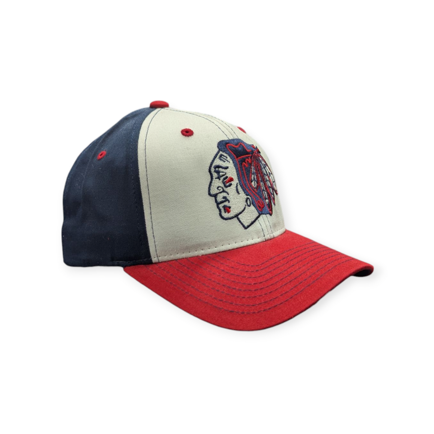 Mens Chicago Blackhawks Zephyr NHL Patriot Staple Adjustable hat