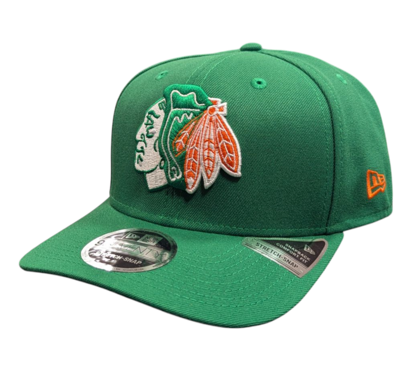 Chicago Blackhawks New Era NHL Kelly Green 9SEVENTY Adjustable Hat