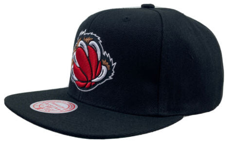 Men's Vancouver Grizzlies Mitchell & Ness Black Alternate Core Basic Adjustable Snapback Hat