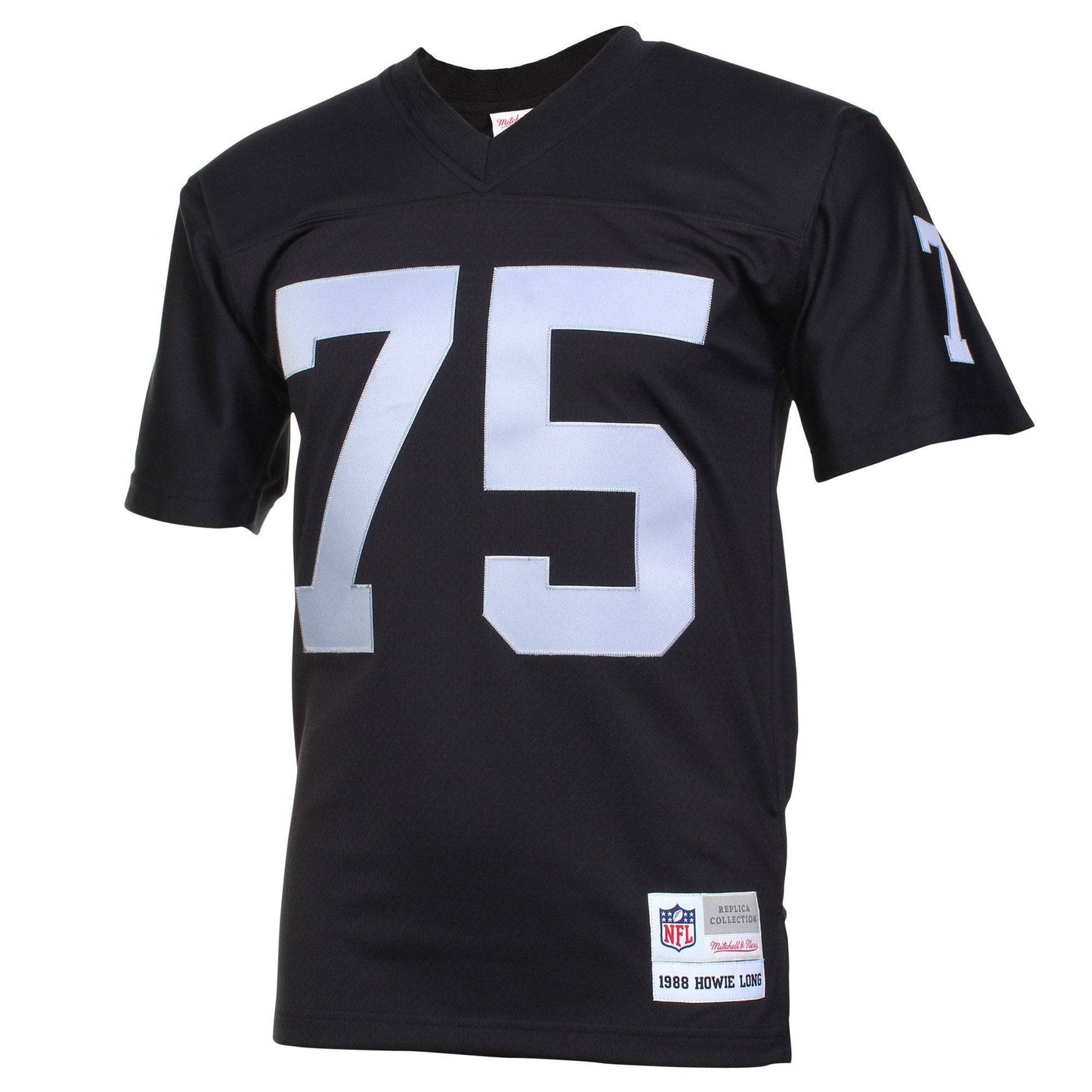 Mens Las Vegas Raiders Howie Long Mitchell & Ness Black Retired Player Vintage Replica Jersey