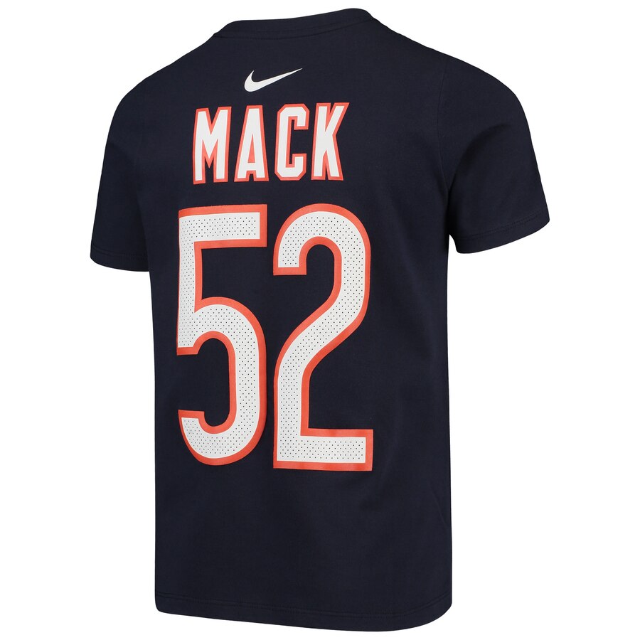 Youth Chicago Bears Khalil Mack Nike Navy Player Pride Name & Number Performance T-Shirt