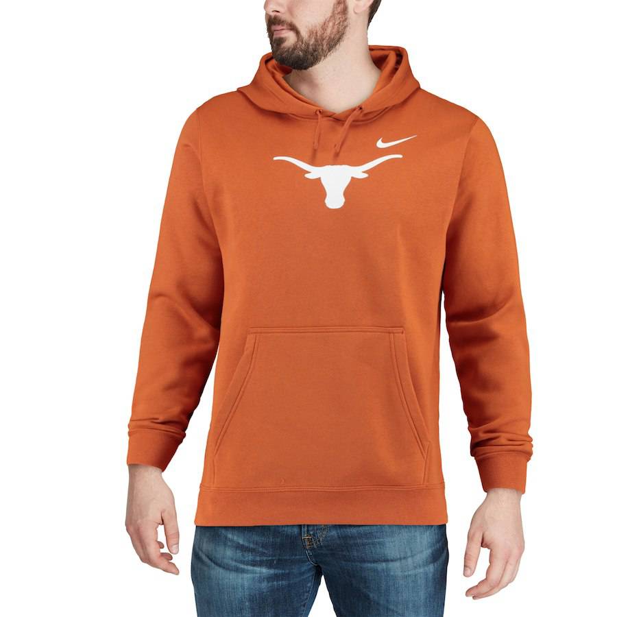 Men's Texas Longhorns Nike Burnt Orange Club Fleece Hoodie