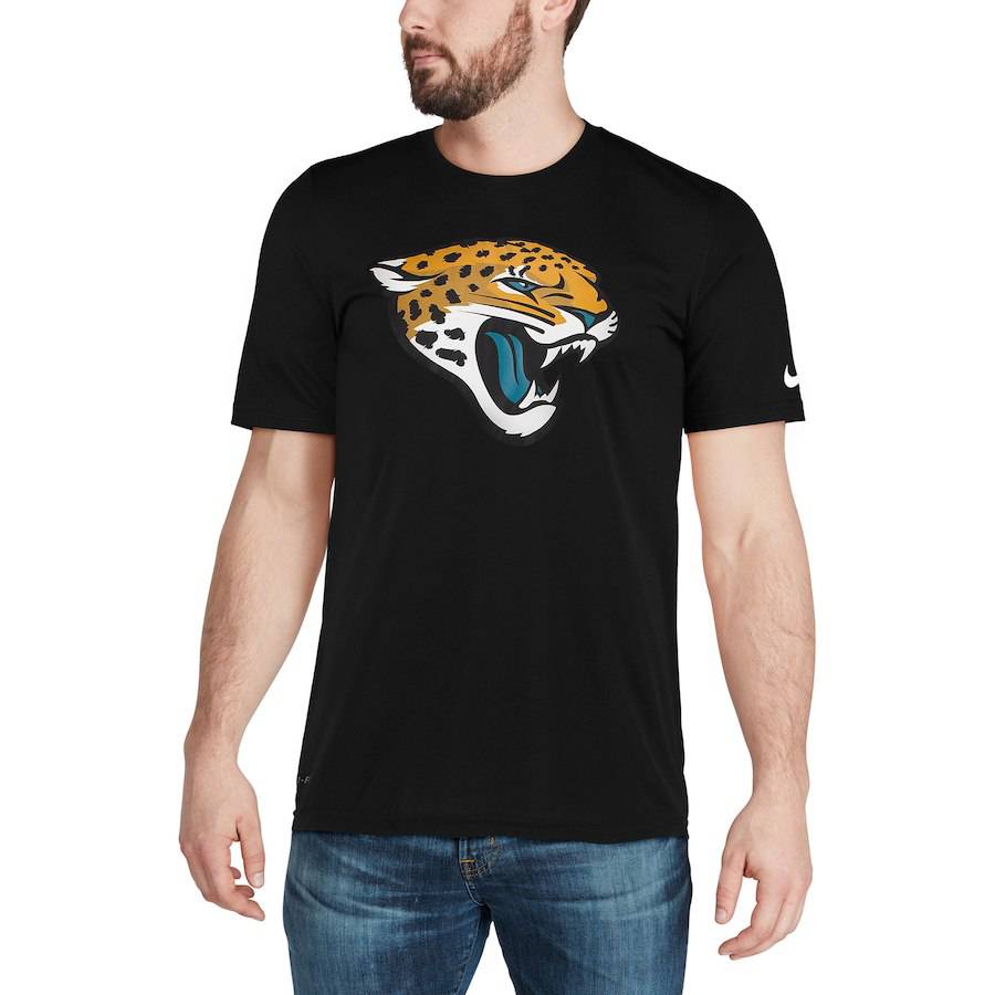 Men's Jacksonville Jaguars Nike Black Legend Performance Logo Essential 3 T-Shirt
