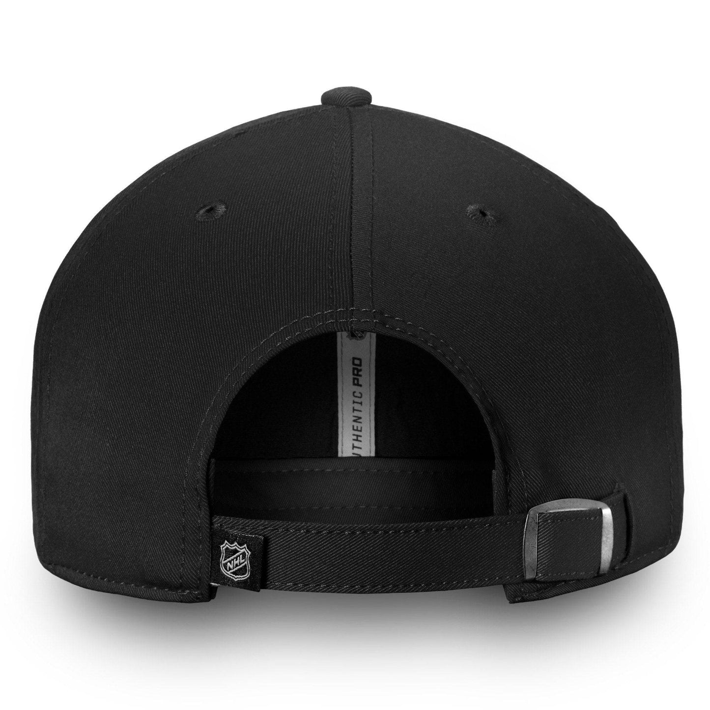 Men's Chicago Blackhawks Fanatics Branded Black Authentic Pro Rinkside Fundamental Adjustable Hat